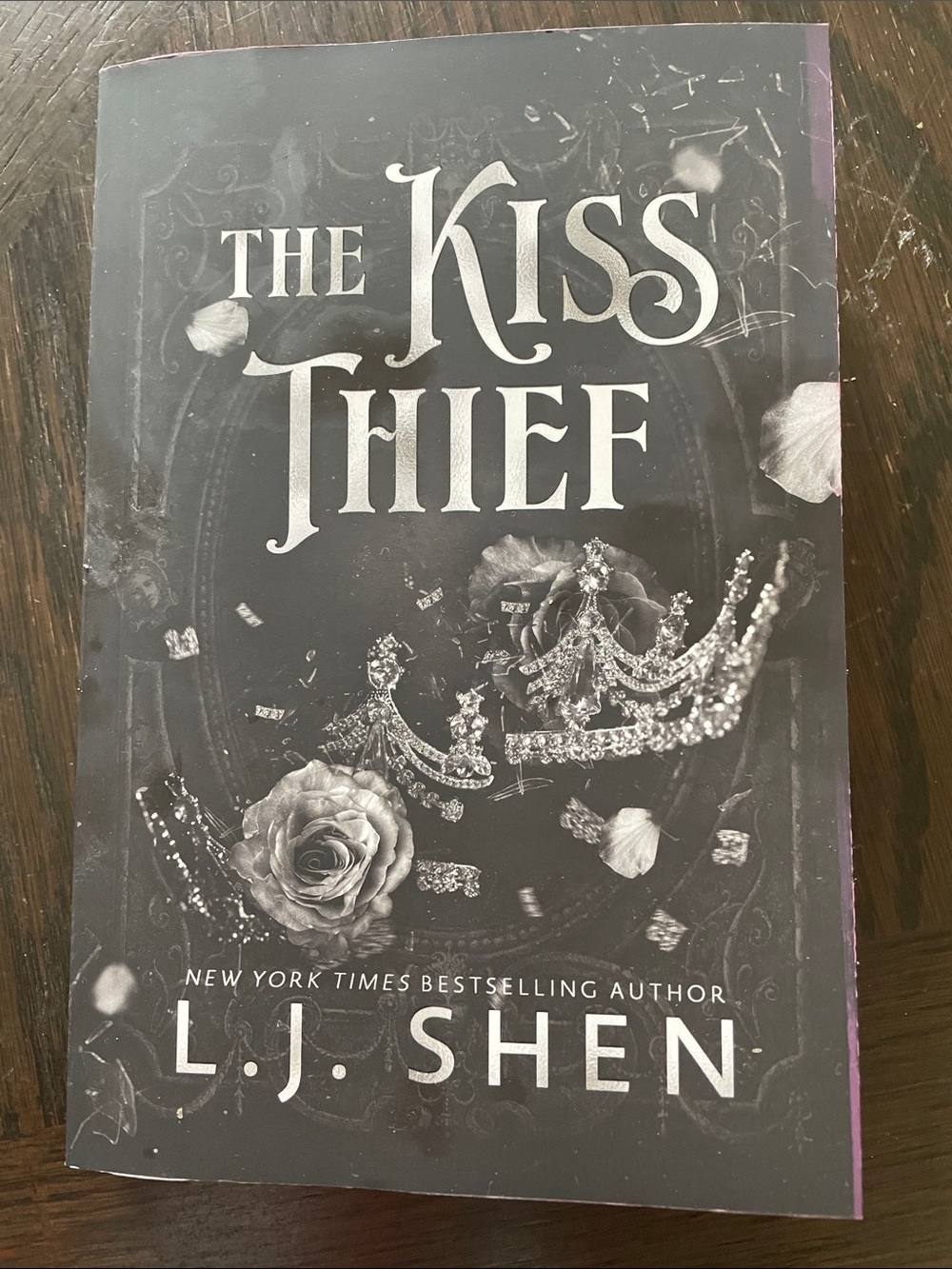 The Kiss Thief by L.J. Shen - Black & Silver Cover